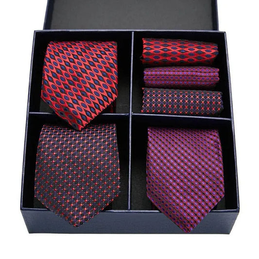 Otis - Men's Tie Gift Box 100% Silk - Satin & Sox