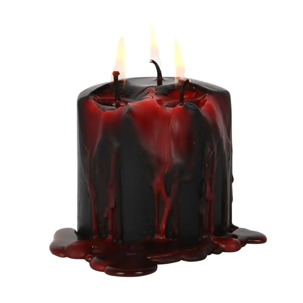 7.5cm Vampire Tears Pillar Candle - Satin & Sox