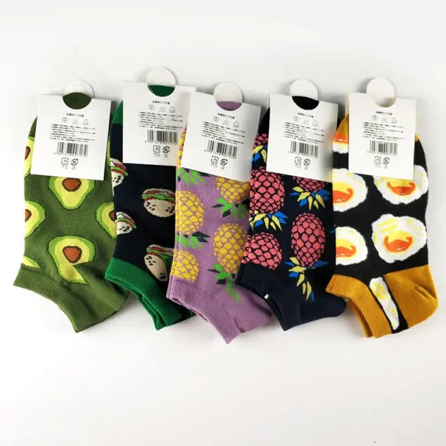 Novelty 5 Pack Adult Trainer Socks - Satin & Sox