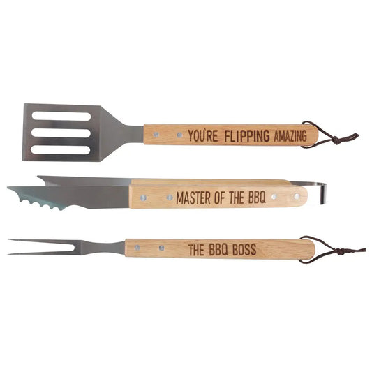 BBQ Tool Gift Set - Satin & Sox