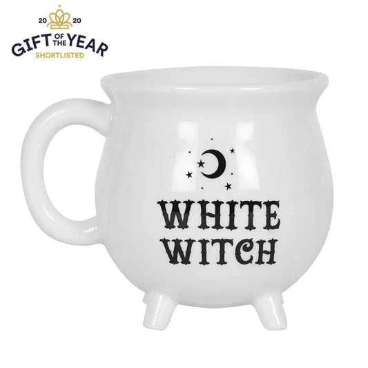 White Witch Cauldron Mug - Image #1