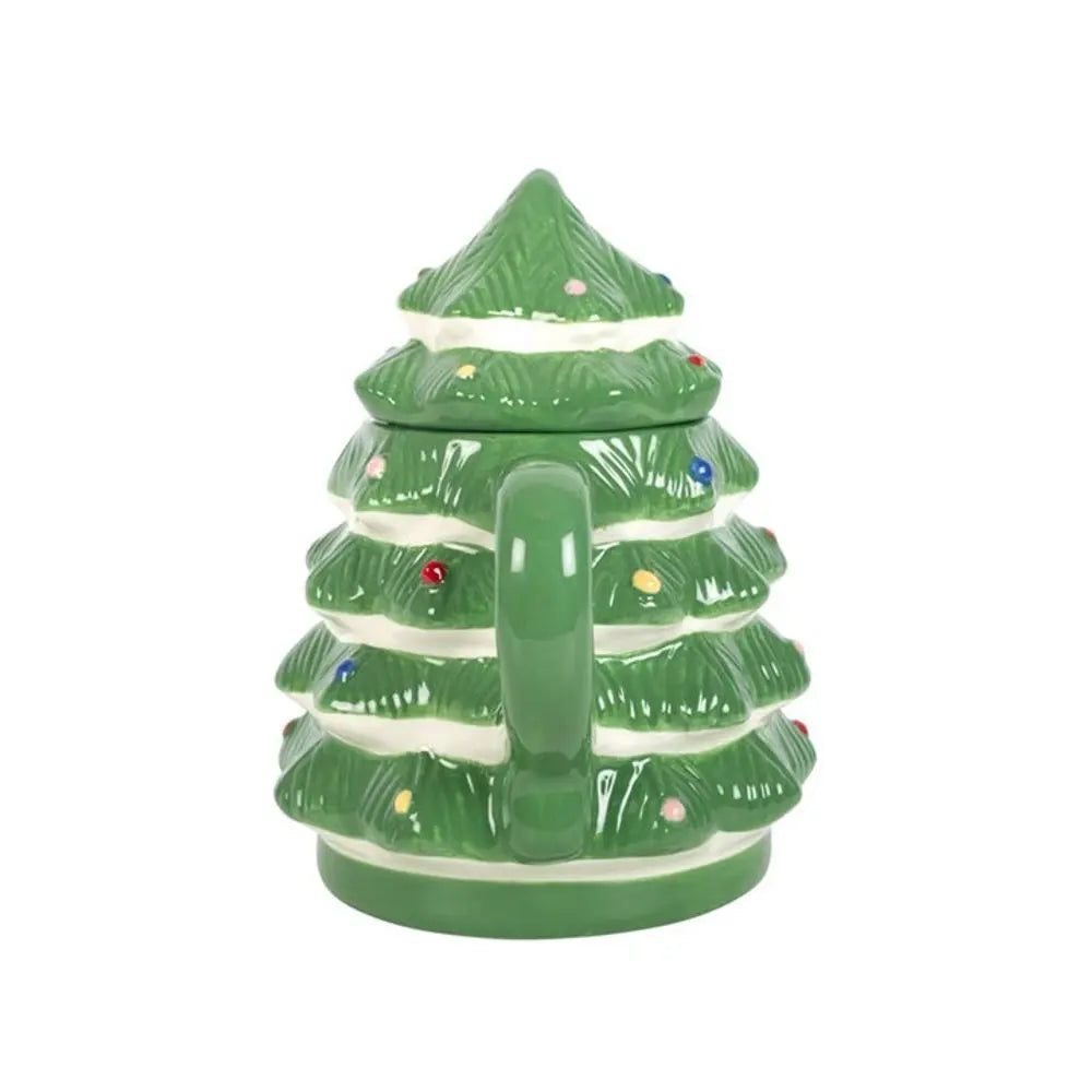 Green Christmas Tree Shaped Mug - Satin & Sox