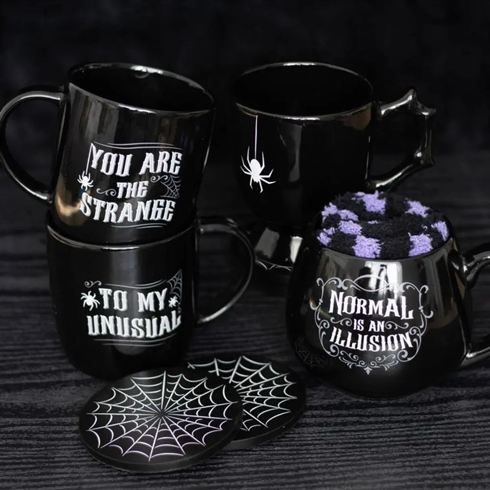 Normal is an Illusion Gothic Mug and Socks Set - Image #5