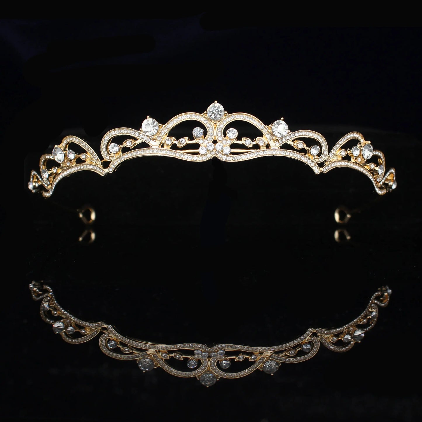 Bridal Tiara with rhinestone crystals - Satin & Sox