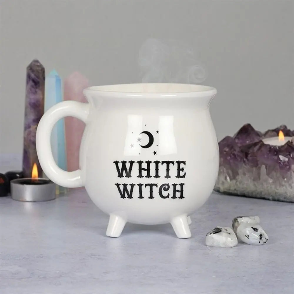 White Witch Cauldron Mug - Image #4