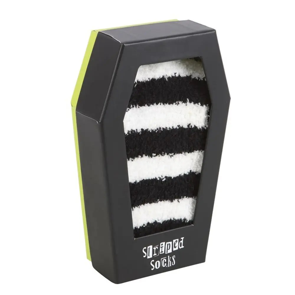 Striped Socks in Coffin Gift Box - Image #1