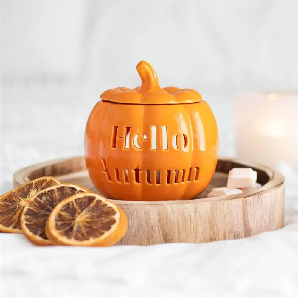 Hello Autumn Pumpkin Oil Burner - Satin & Sox