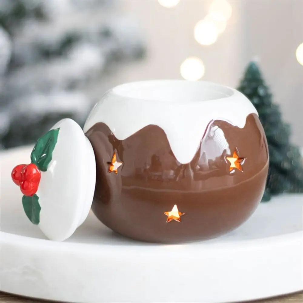 Christmas Pudding Oil Burner - Satin & Sox