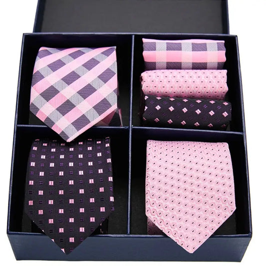 Jonah - Men's Tie Gift Box 100% Silk - Satin & Sox