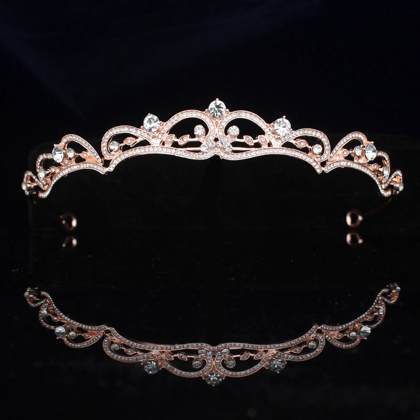 Bridal Tiara with rhinestone crystals - Satin & Sox