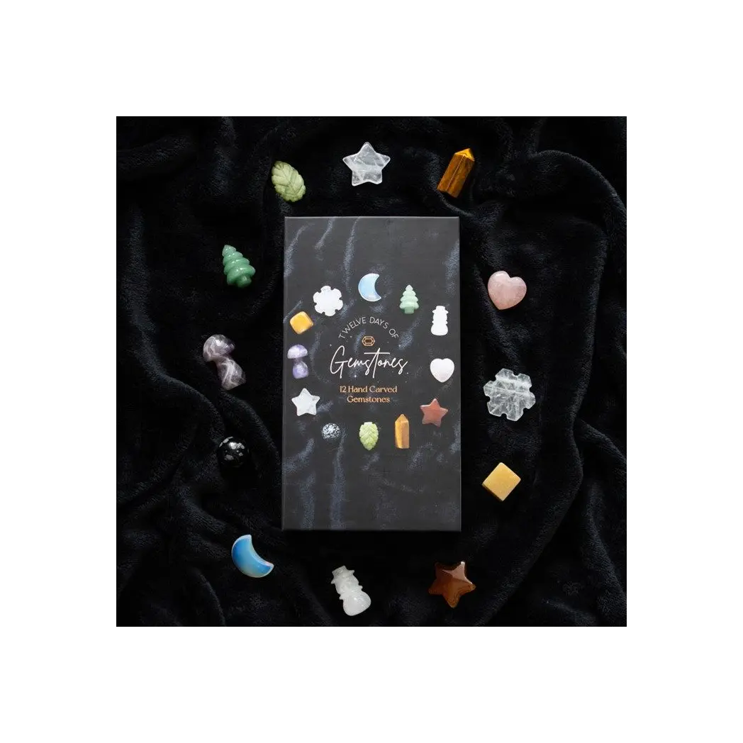 12 Days of Christmas Shaped Crystal Advent Calendar - Satin & Sox