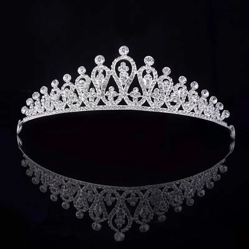 Bridal Tiara with rhinestone crystals - Satin & Sox