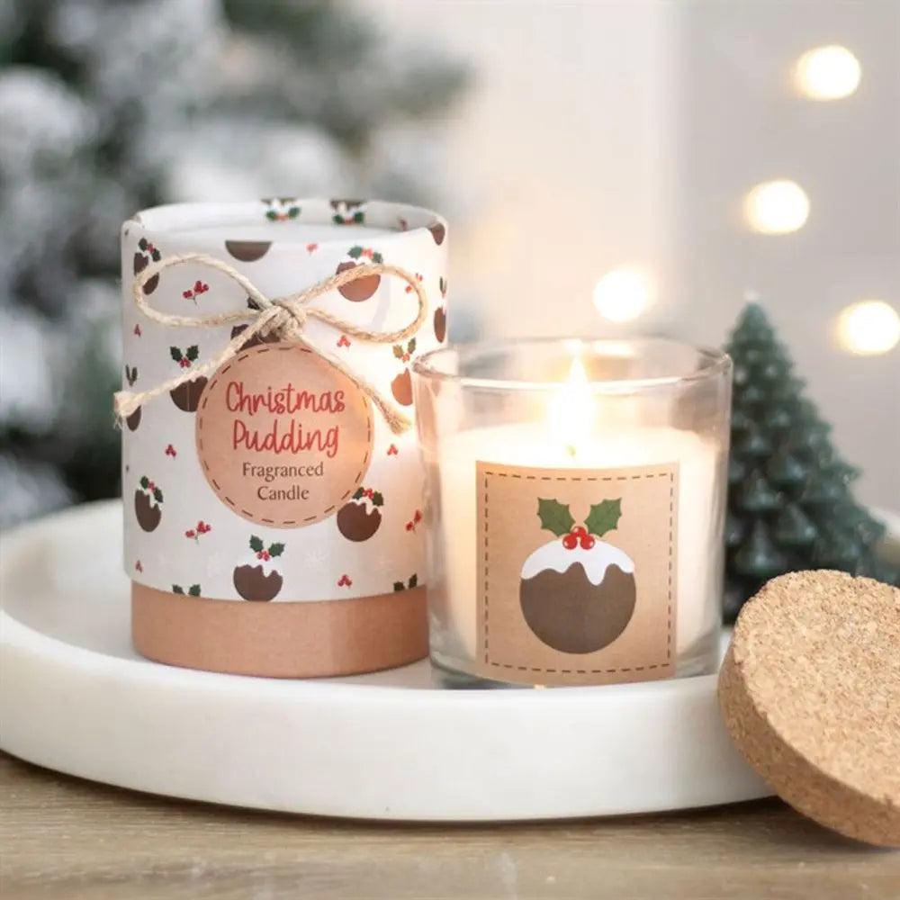 Christmas Pudding Candle - Satin & Sox