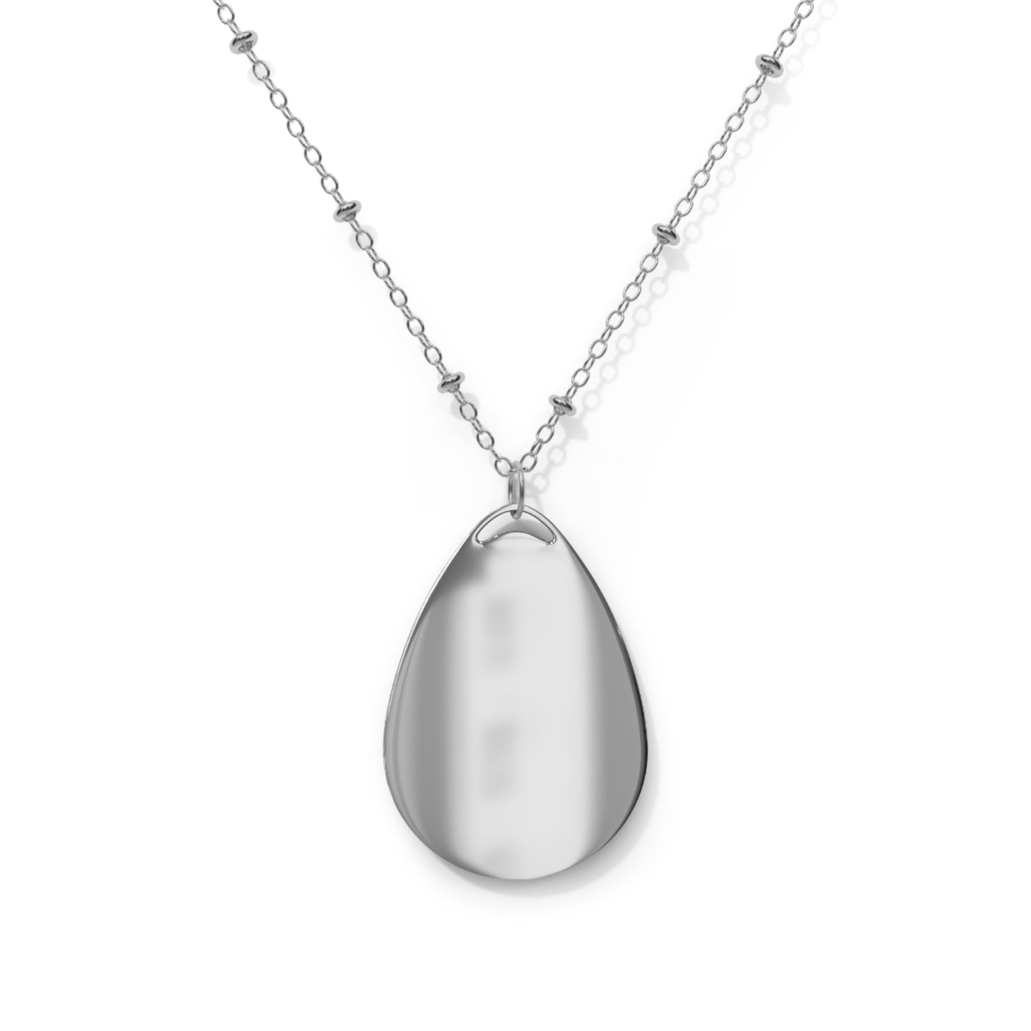 Design Your Own Oval Necklace - Satin & Sox