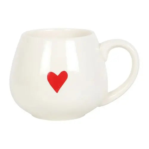 Love Heart Hidden Message Rounded Mug - Image #1