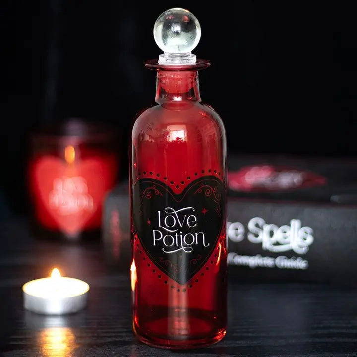 Decorative Glass Love Potion Bottle - Image #1