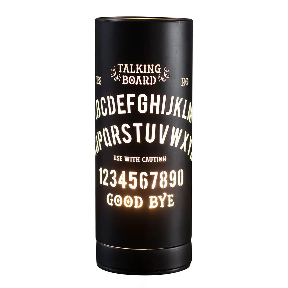 Black Ouija Board Talking Board Lamp - Satin & Sox