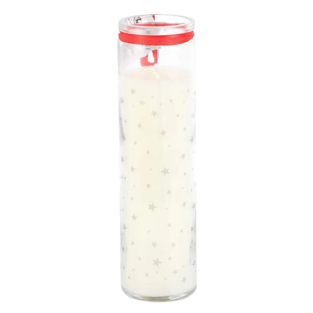 White Vanilla Advent Tube Candle - Image #3