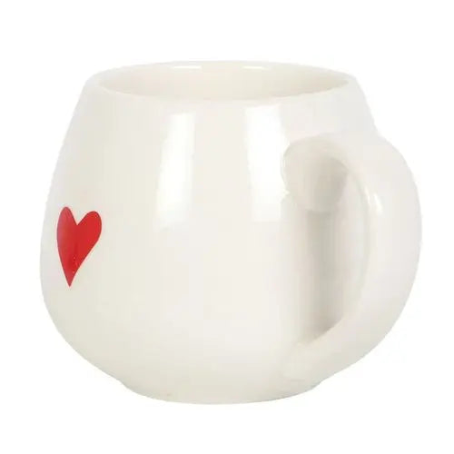 Love Heart Hidden Message Rounded Mug - Image #2