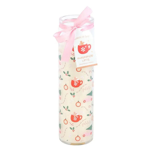 Sugarplum Fun Christmas Print Tube Candle - Image #1