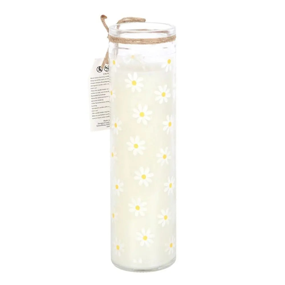 White Daisy Tube Candle - Image #2