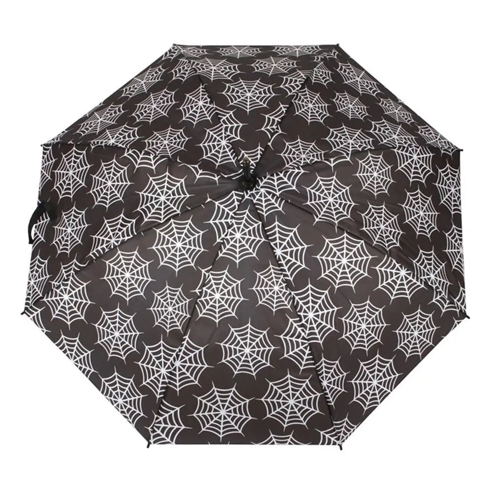 All Over Print Spiderweb Umbrella - Satin & Sox