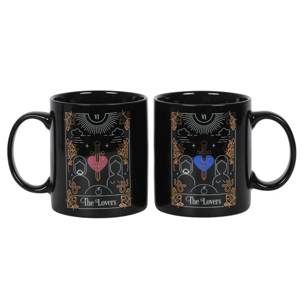 The Lovers Tarot Couples Mug Set - Satin & Sox