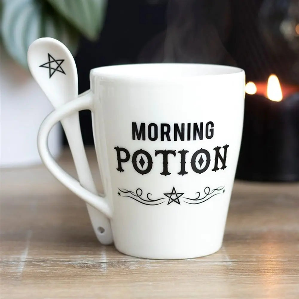 Morning Potion Mug and Spoon Set - Satin & Sox