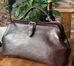 Genuine Leather Doctor Handbag