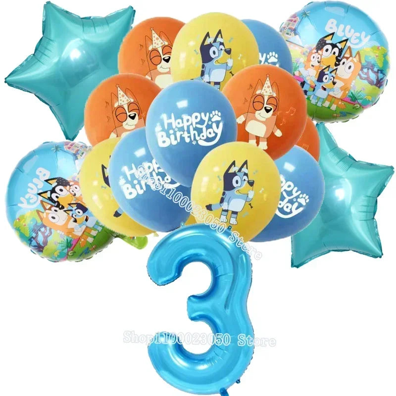 Bluey Party Decorations - Satin & Sox