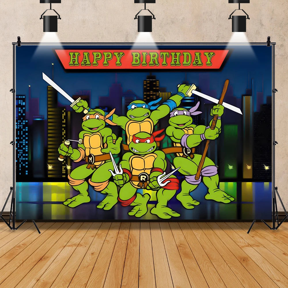 Ninja Turtles Party Decorations - Satin & Sox