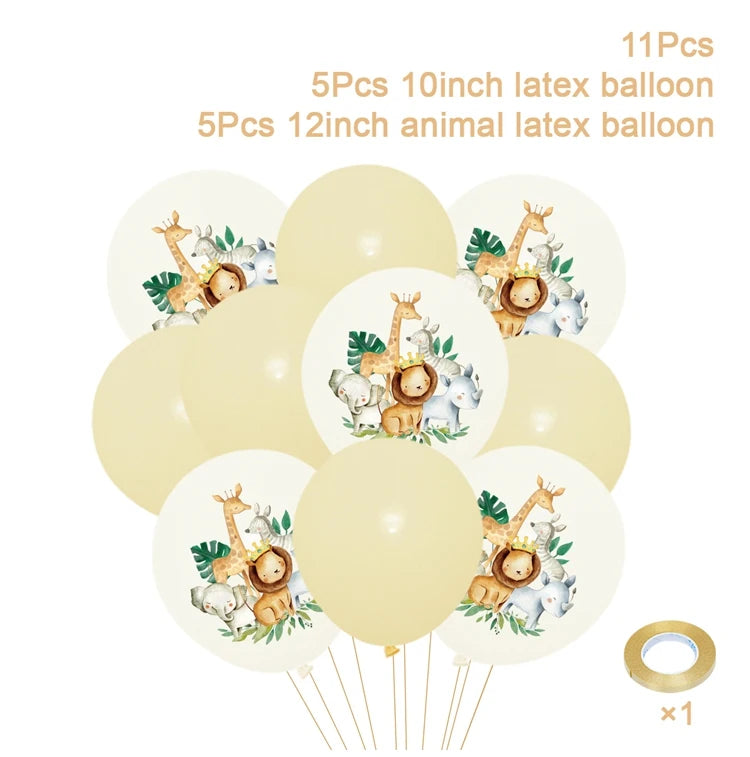 Jungle Safari Party Decorations - Satin & Sox