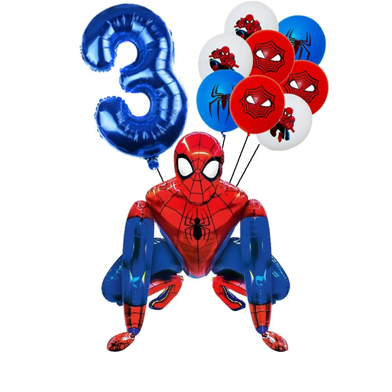 SpiderMan Birthday Party Decorations - Satin & Sox