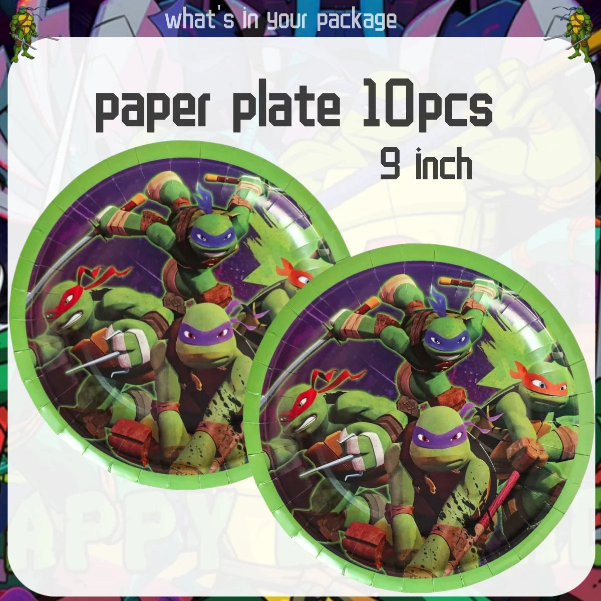 Ninja Turtles Party Decorations - Satin & Sox