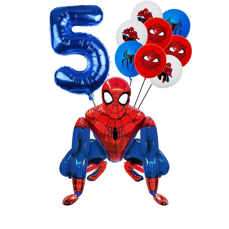 SpiderMan Birthday Party Decorations - Satin & Sox