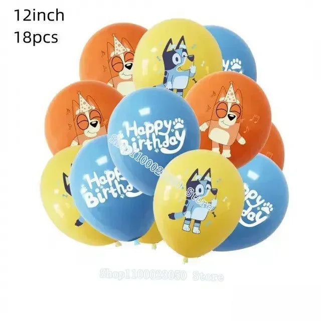 Bluey Party Decorations - Satin & Sox