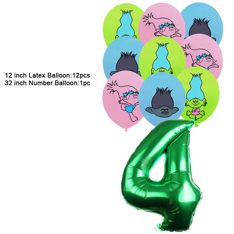 Disney TROLLS  Theme Party Decorations - Satin & Sox