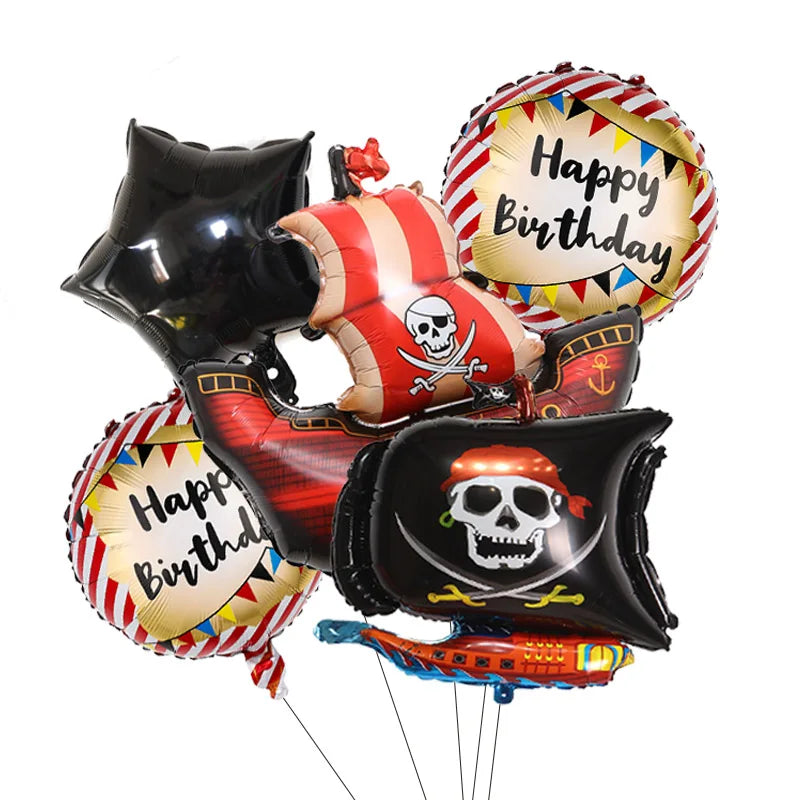 Pirate Theme Party Decorations - Satin & Sox