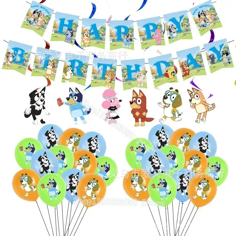 Bluey Party Decorations - Satin & Sox