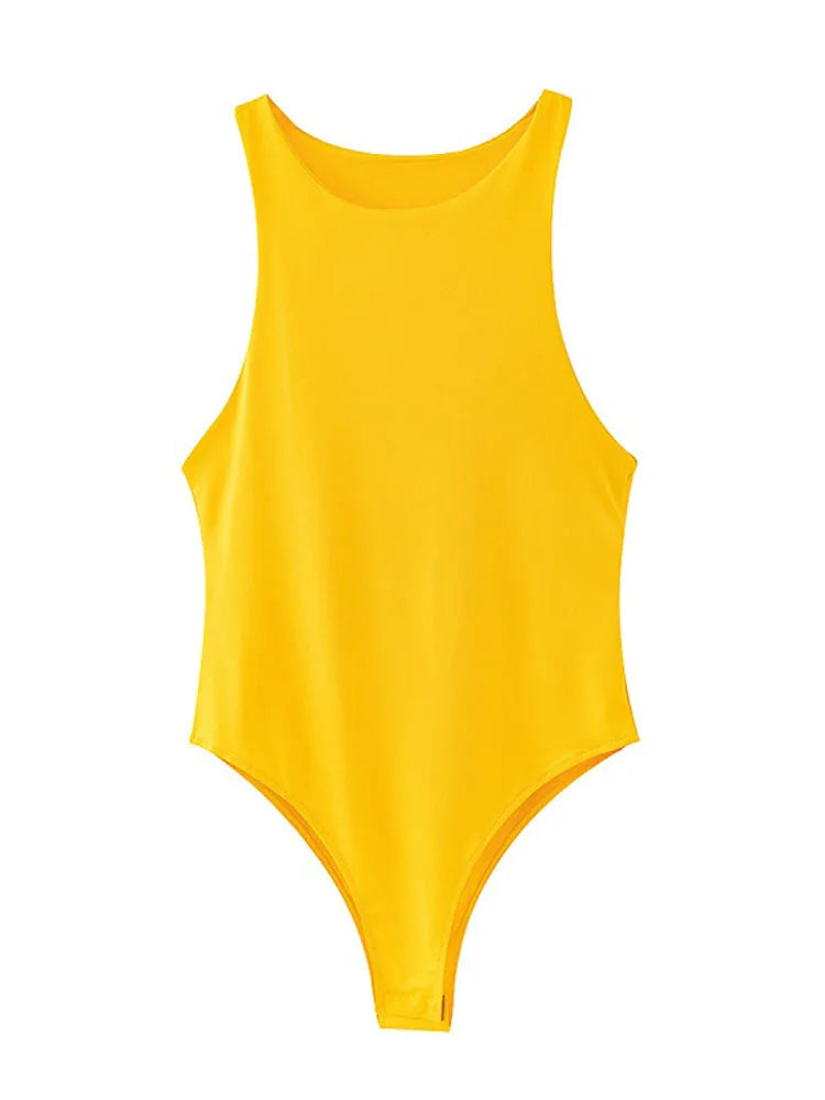 Women's Solid Colour Body Suit