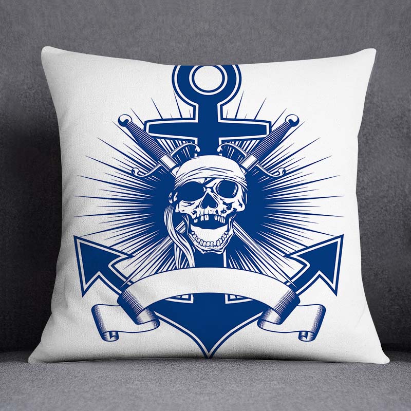 Navy and White Nautical Cushion Covers