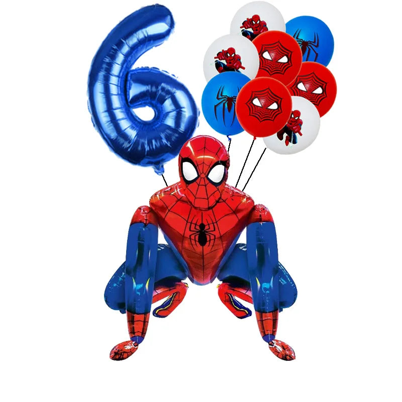 SpiderMan Birthday Party Decorations - Satin & Sox