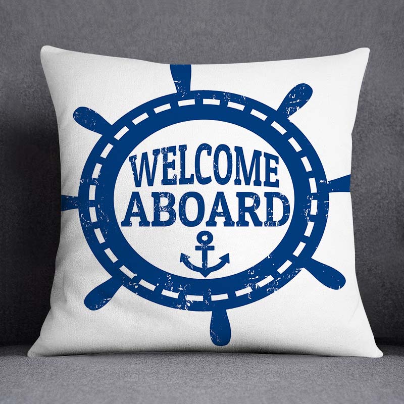 Navy and White Nautical Cushion Covers