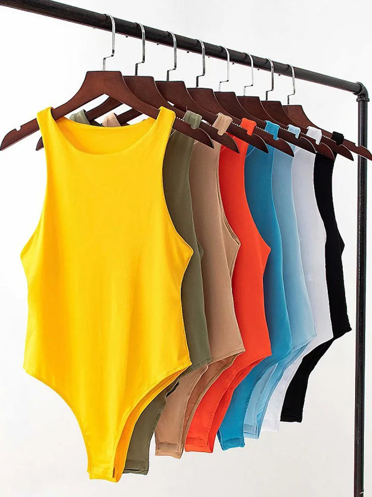 Women's Solid Colour Body Suit