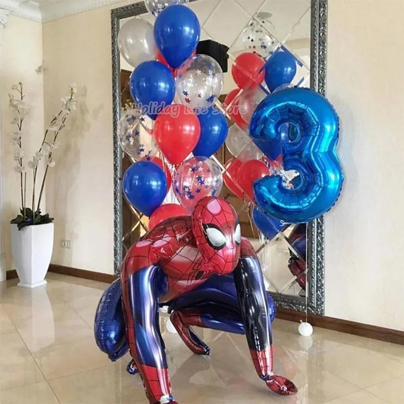 SpiderMan Birthday Party Decorations - Satin & Sox