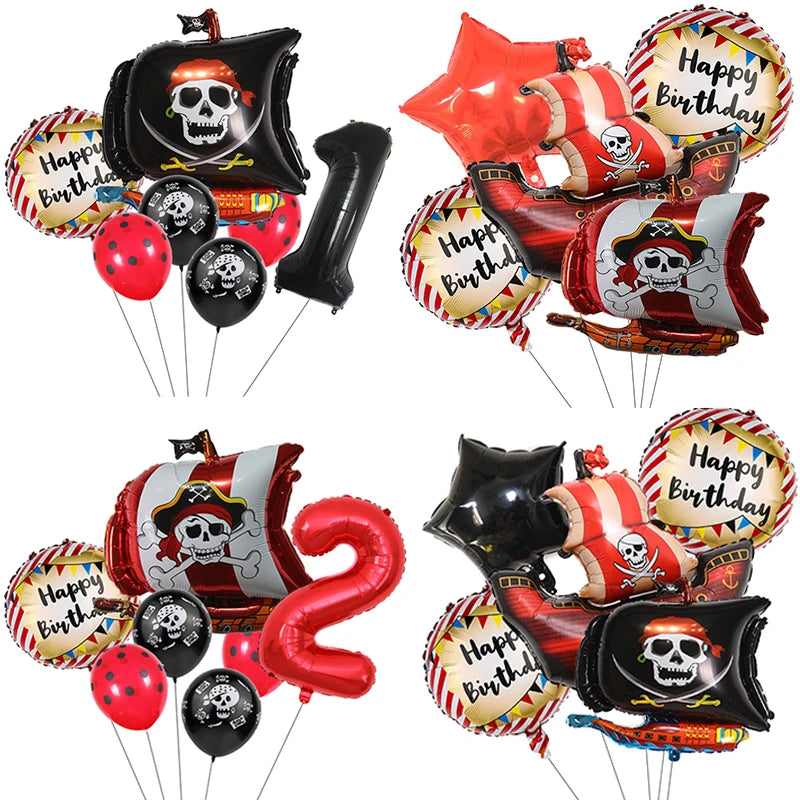 Pirate Theme Party Decorations - Satin & Sox