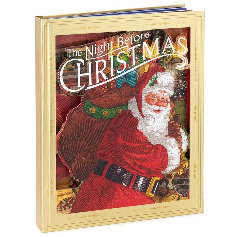 Christmas Pop-Up Book The Night Before Christmas - Satin & Sox