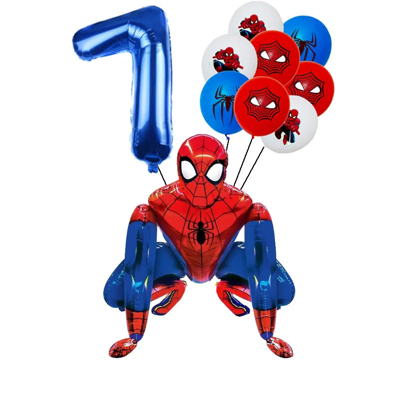 SpiderMan Birthday Party Decorations - Satin & Sox