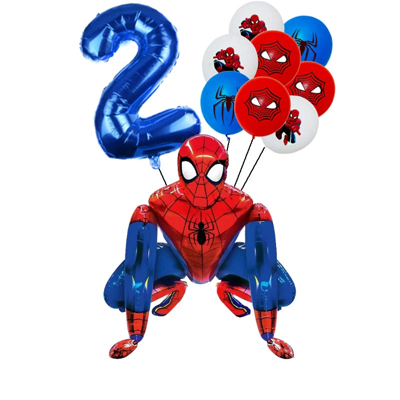 SpiderMan Birthday Party Decorations - Satin & Sox