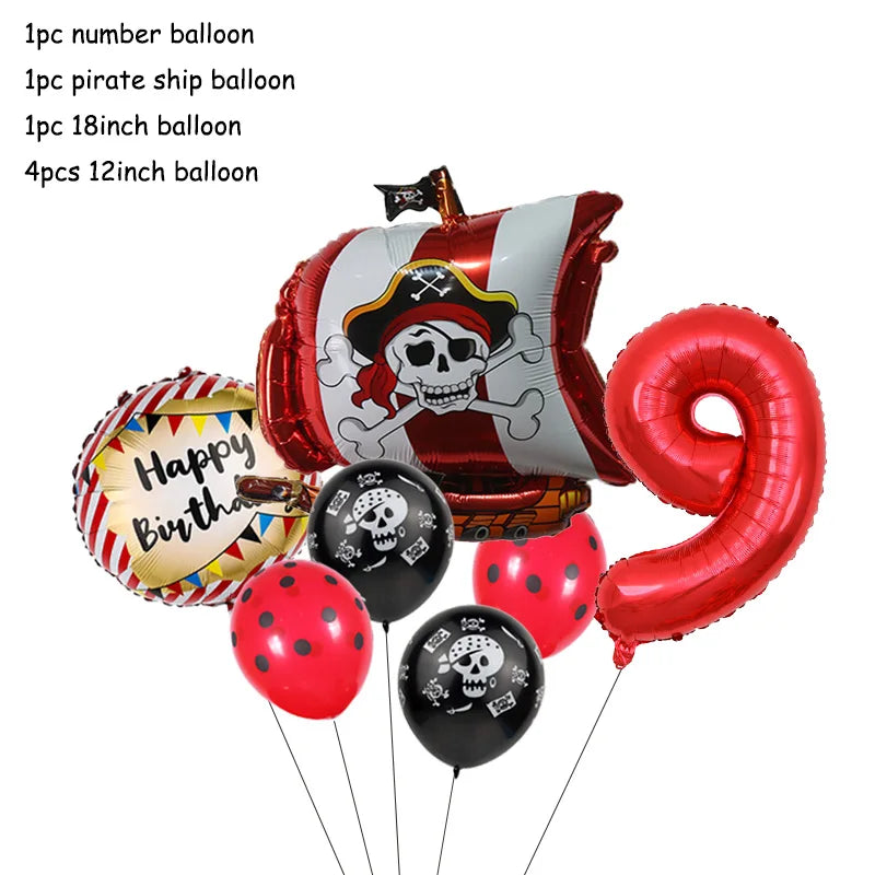 Pirate Theme Party Decorations - Satin & Sox